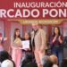 Bedolla y Grecia Quiroz inauguraron Mercado Poniente en Uruapan