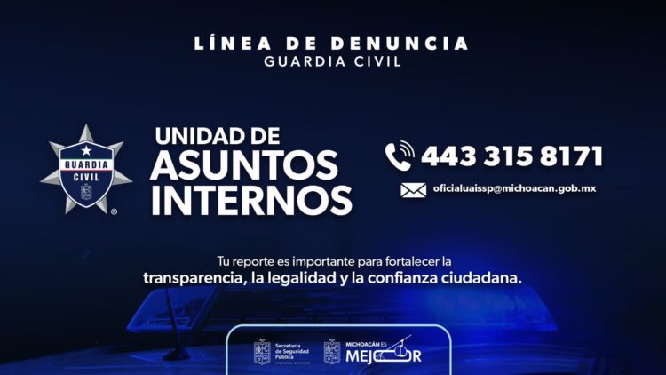 Cero impunidad en la Guardia Civil; línea directa para denunciar abuso de autoridad: SSP
