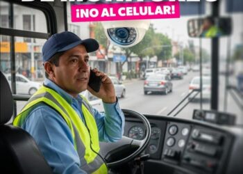 Vigilarán que choferes de Uruapan no usen el celular mientras conducen