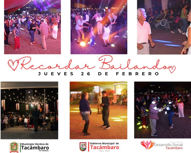 Todos a bailar este jueves en Tacámbaro, invita gobierno municipal
