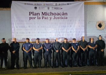 Detenidos once policías de Ecuandureo por presuntas actividades delictivas