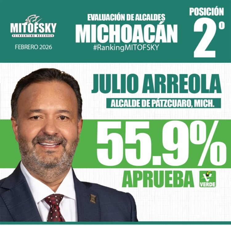 Julio Arreola, 2do mejor alcalde michoacano y 16 en México