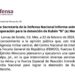 ¡¡ Comunicado Oficial: Secretaría de Defensa Nacional !!