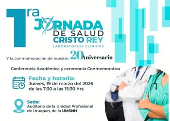 Ya viene a Uruapan la Primera Jornada de Salud Cristo Rey