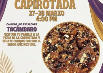 Vamos todos a comer capirotada este fin de semana en Tacámbaro