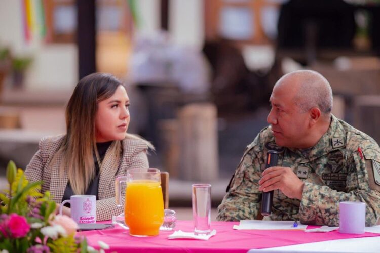 Refuerza Dayana Pérez operativo de seguridad de Semana Santa en Salvador Escalante