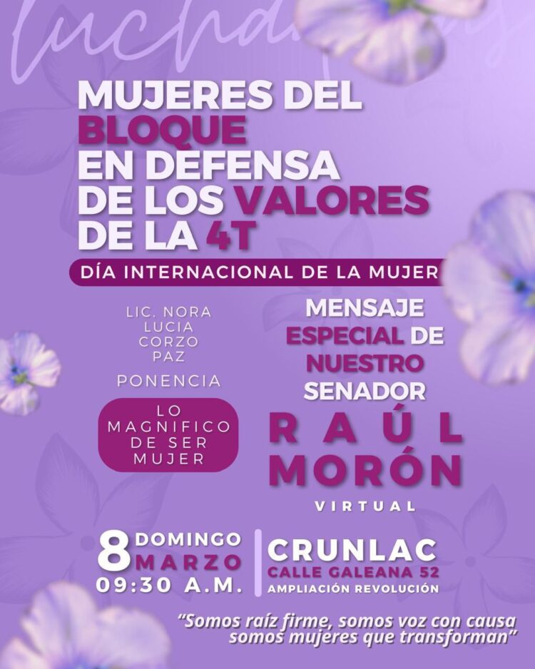 Mujeres de Uruapan se unen con fuerza transformadora este 8 de marzo