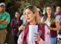 Entrega Andrea Rodríguez apoyos y servicios en comunas de Pátzcuaro