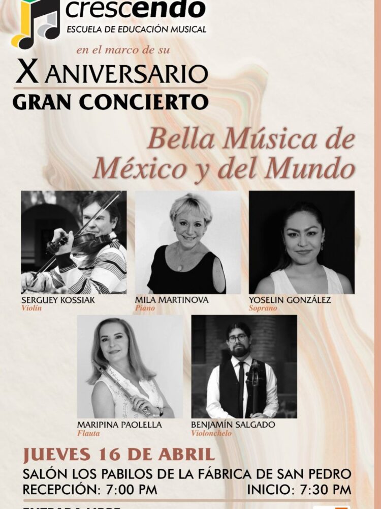 Concierto musical gratuito en Uruapan por aniversario