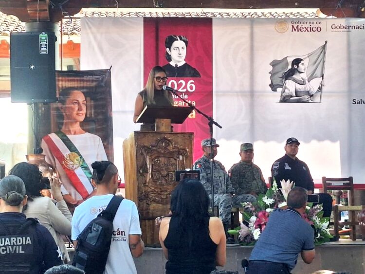 Inaugura Dayana Pérez Feria del Bienestar y jornada Sí al Desarme, Sí a la Paz, en Salvador Escalante