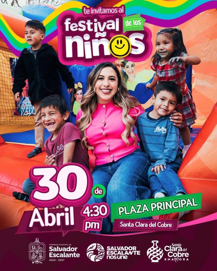 Invita Dayana Pérez al Festival de los Niños en Salvador Escalante