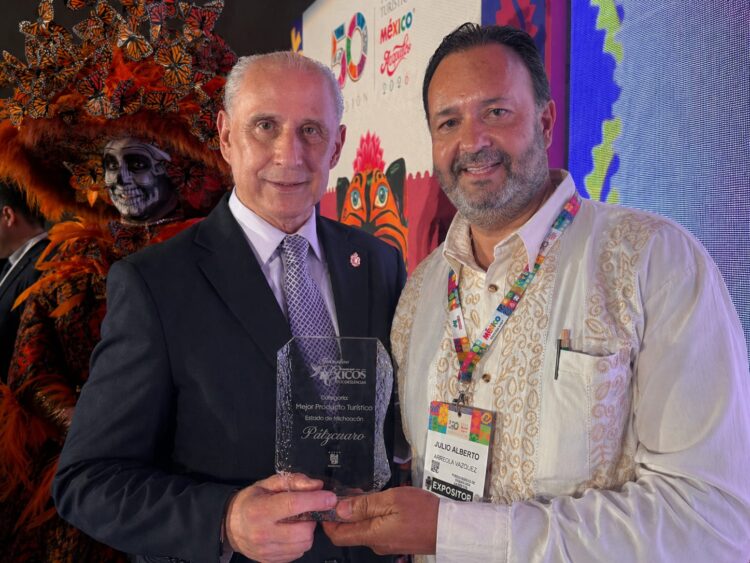 Pátzcuaro gana premio nacional en Tianguis Turístico de Acapulco 2026