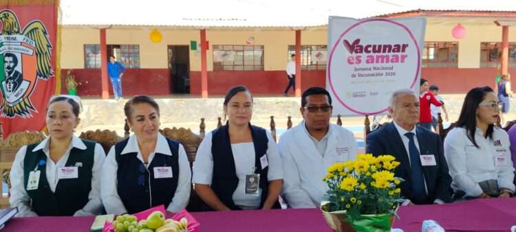 Fortalecen salud infantil en Uruapan con Semana Nacional de Vacunación