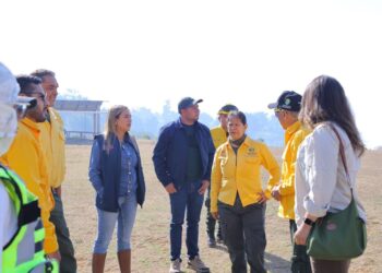 Coordinan gobiernos combate a incendio en Salvador Escalante: Dayana Pérez