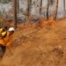 Continúan labores coordinadas para controlar incendio forestal en Copándaro