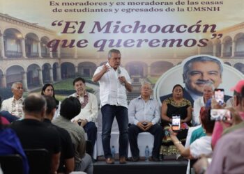 «El liderazgo más comprometido y sólido en Michoacán es el de Morón. ¿Dónde van a encontrar más?»: Noroña