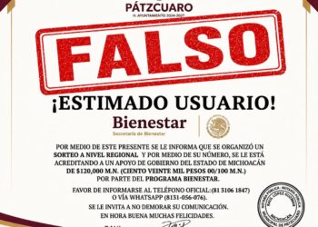 Alerta gobierno de Pátzcuaro por posible estafa con documentos falsos