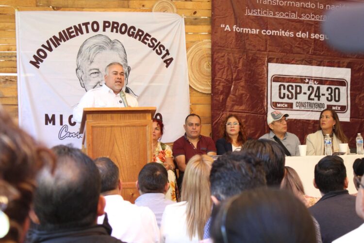 Muestra Movimiento Progresista Michoacano su fuerza organizativa en Morelia