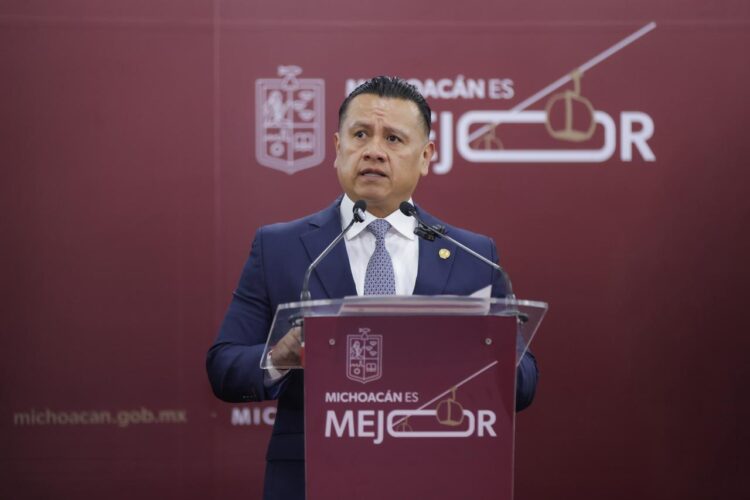 Reporta Torres Piña baja menos y golpes a estructuras criminales en Michoacán