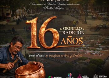 Celebra Dayana Pérez 16 aniversario de Santa Clara del Cobre como Pueblo Mágico