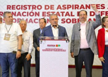 Morón, único respaldado por Morena y PT como aspirante en Michoacán
