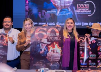 Presenta Dayana Pérez cartel de 60 Feria Nacional del Cobre y 81 Concurso Nacional de Cobre Martillado