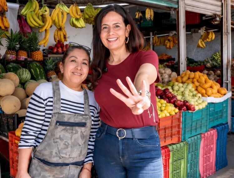 Convoca Gaby Molina desde Apatzingán a fortalecer 2do Piso de la Transformación