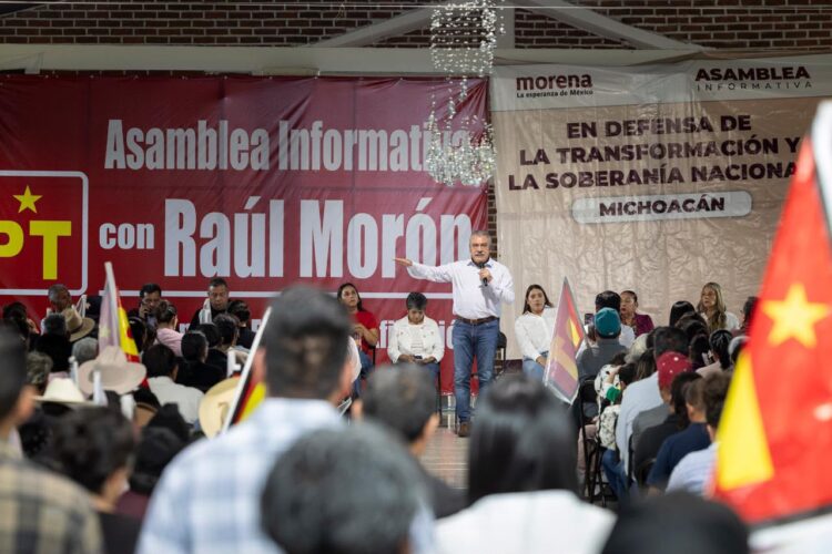 Avanza Morón en la construcción de la unidad en Michoacán