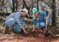 Apoyan Dayana Pérez y ejidatarios campaña Reforestando Salvador Escalante