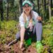 Reforesta Dayana Pérez en Agua Verde para cuidar bosques de Salvador Escalante