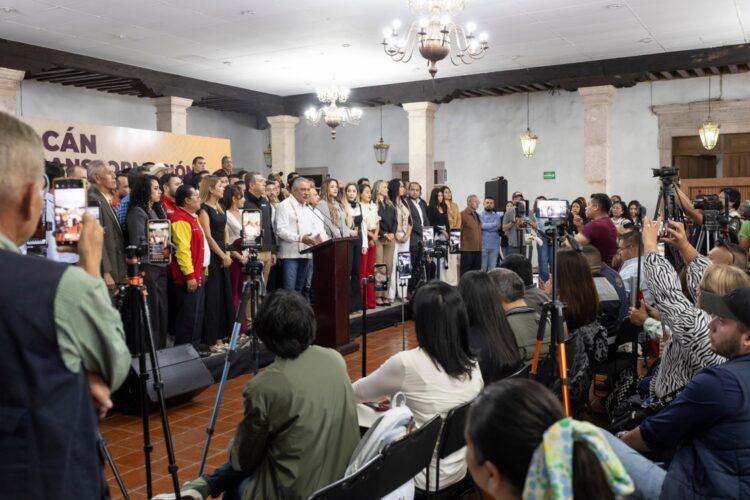Muestra Morón su poder; destaca haber fortalecido a la 4T en Michoacán