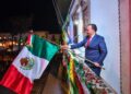 Encabezó Julio Arreola grito de independencia en Pátzcuaro ante miles de familias
