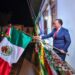 Encabezó Julio Arreola grito de independencia en Pátzcuaro ante miles de familias