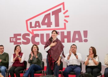 Resalta Gaby Molina los avances de la 4T en Uruapan