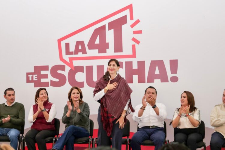 Resalta Gaby Molina los avances de la 4T en Uruapan
