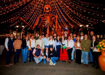 Inaugura Dayana Pérez Festival de las Ánimas y operativo de seguridad en Salvador Escalante