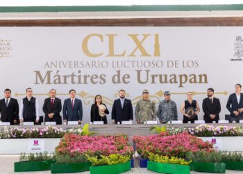 Encabeza Raúl Zepeda el 161 aniversario luctuoso de los Mártires de Uruapan