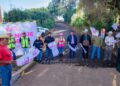Inicia Dayana Pérez obra vial en Cuangatzio para beneficio de los lugareños