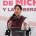Resalta Gaby Molina los avances de la 4T en Uruapan
